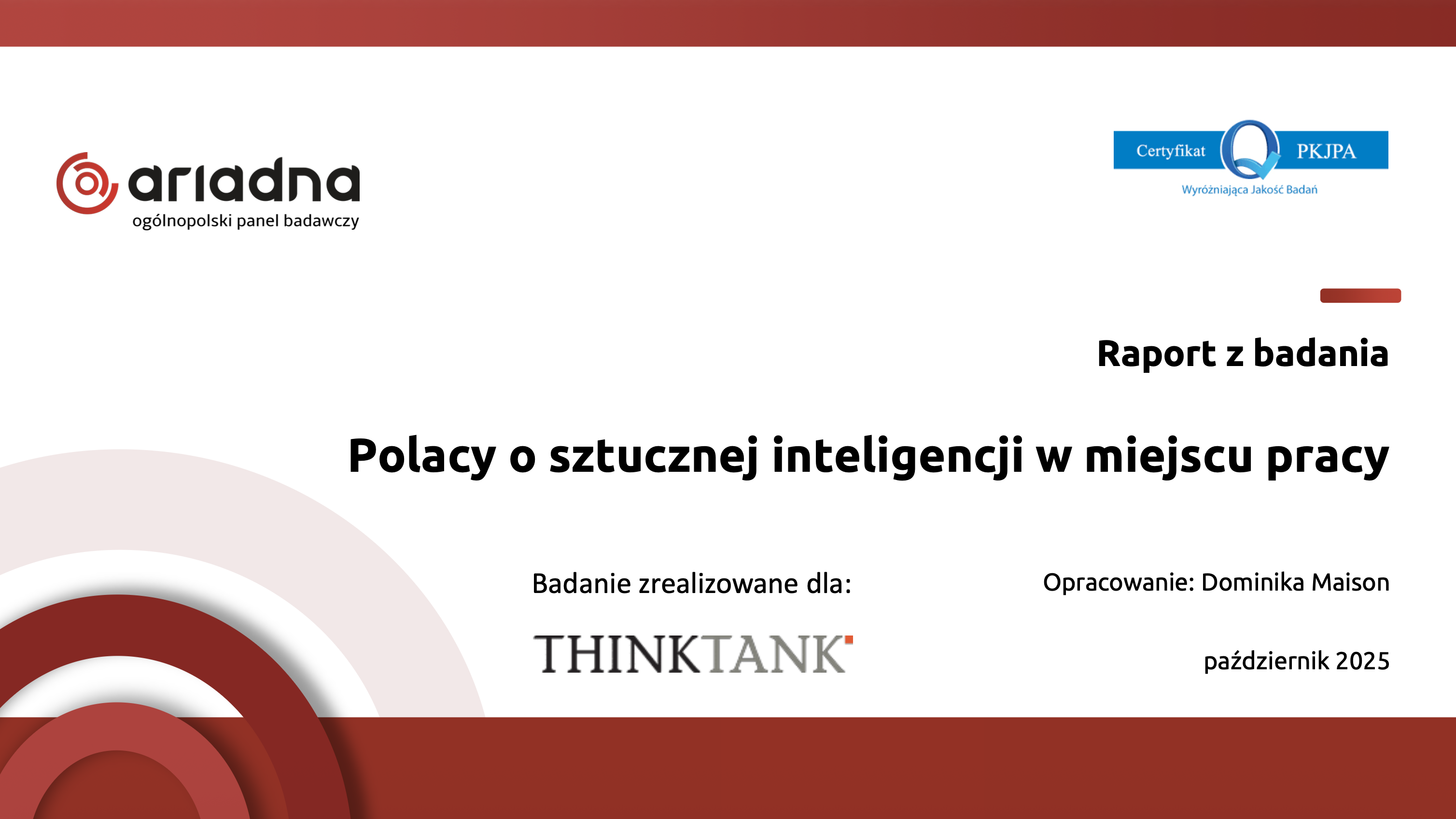 Polacy o sztucznej inteligencji w miejscu pracy