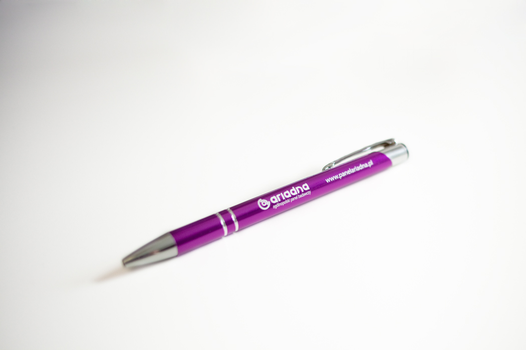 Długopis ARIADNA (fiolet)