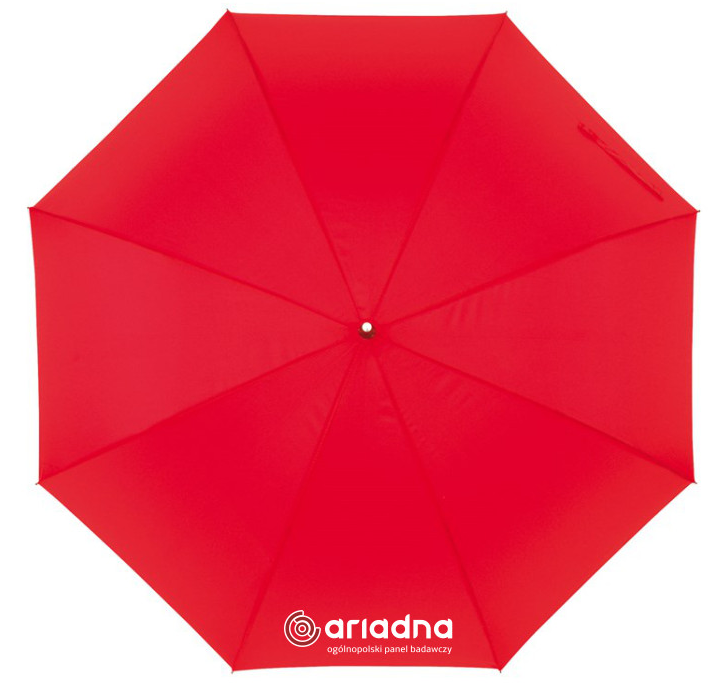 Parasol Ariadna czerwony